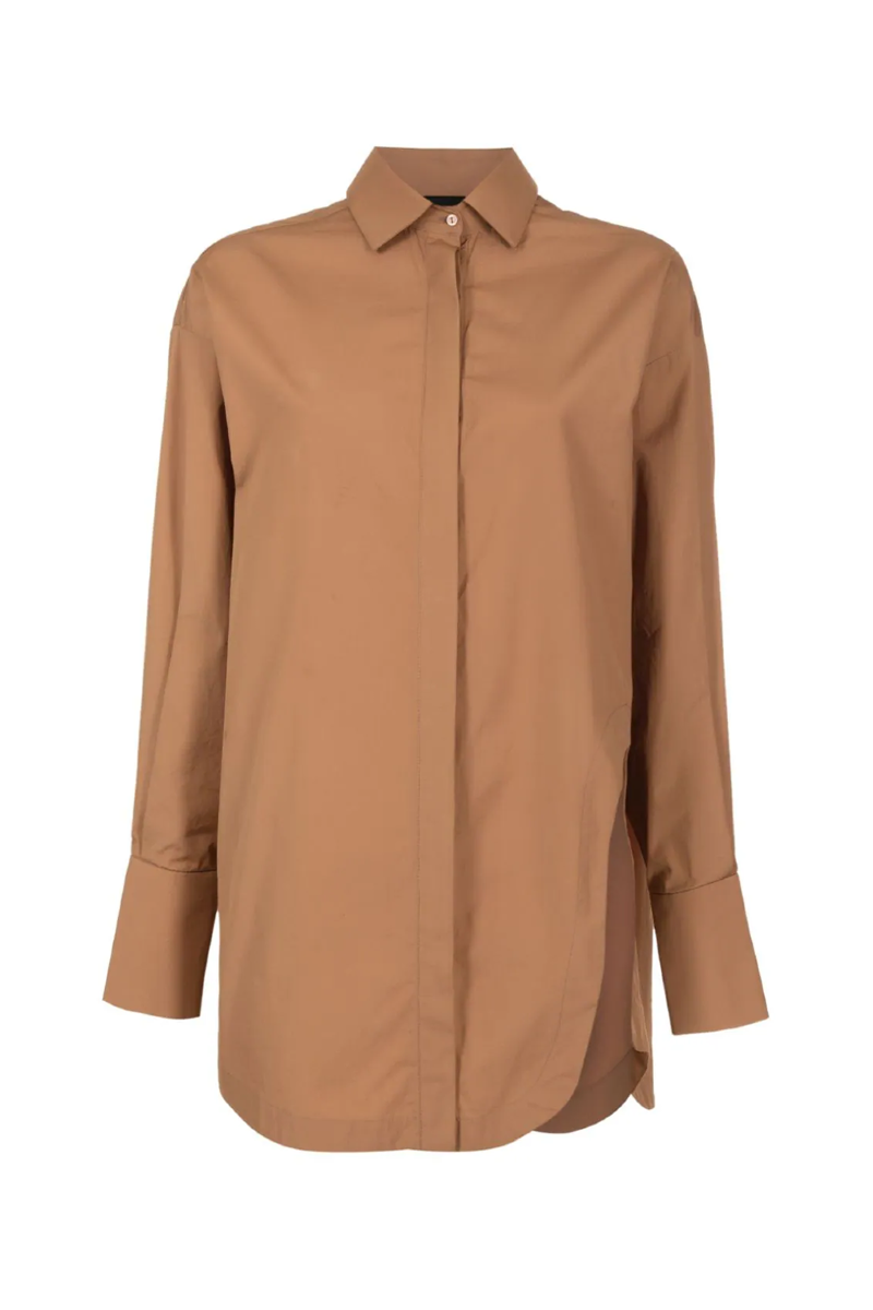 Eilo I Tricoline Shirt Taupe