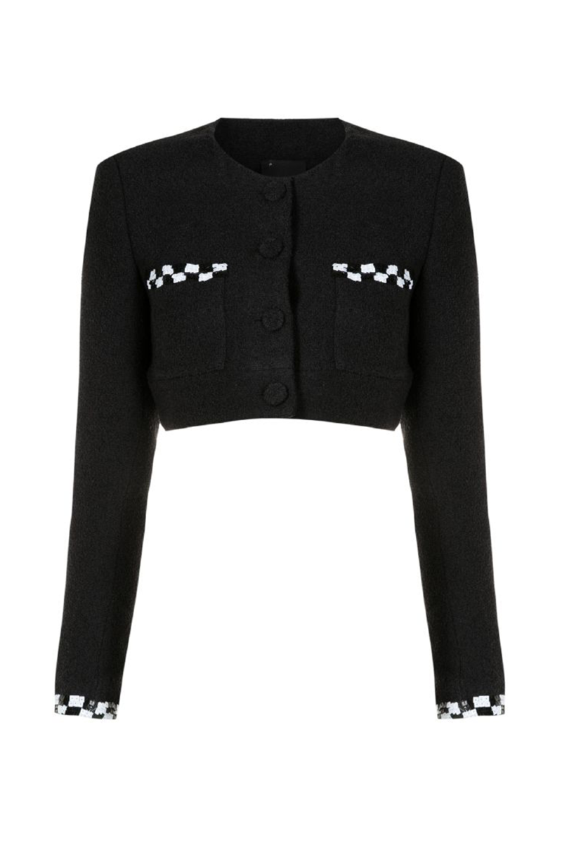 Blazer Tweed Enune Black