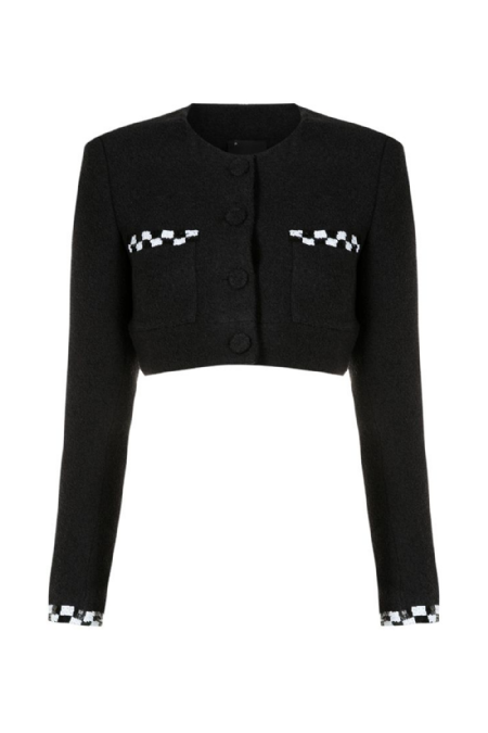 Blazer Tweed Enune Black