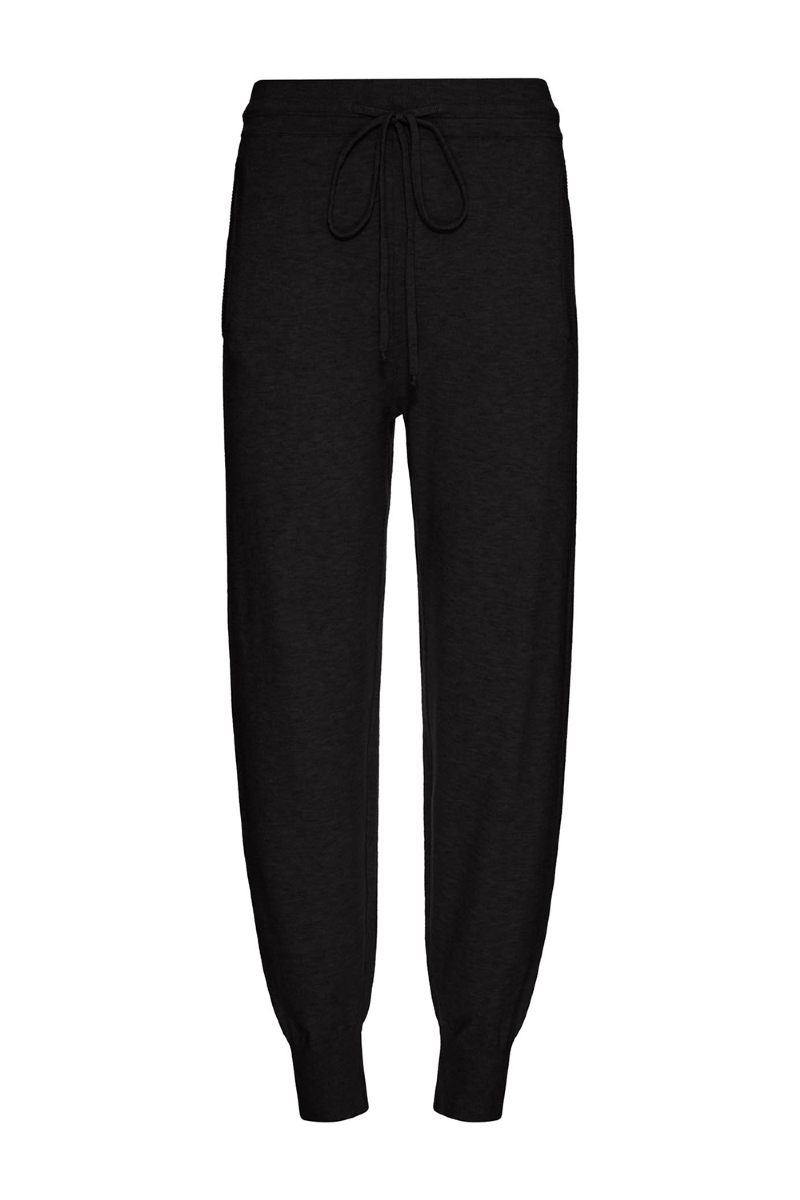 Fivis Knit Pants I Black