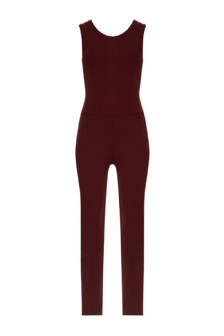 Jumpsuit Knit Felari I Wine-Brown
