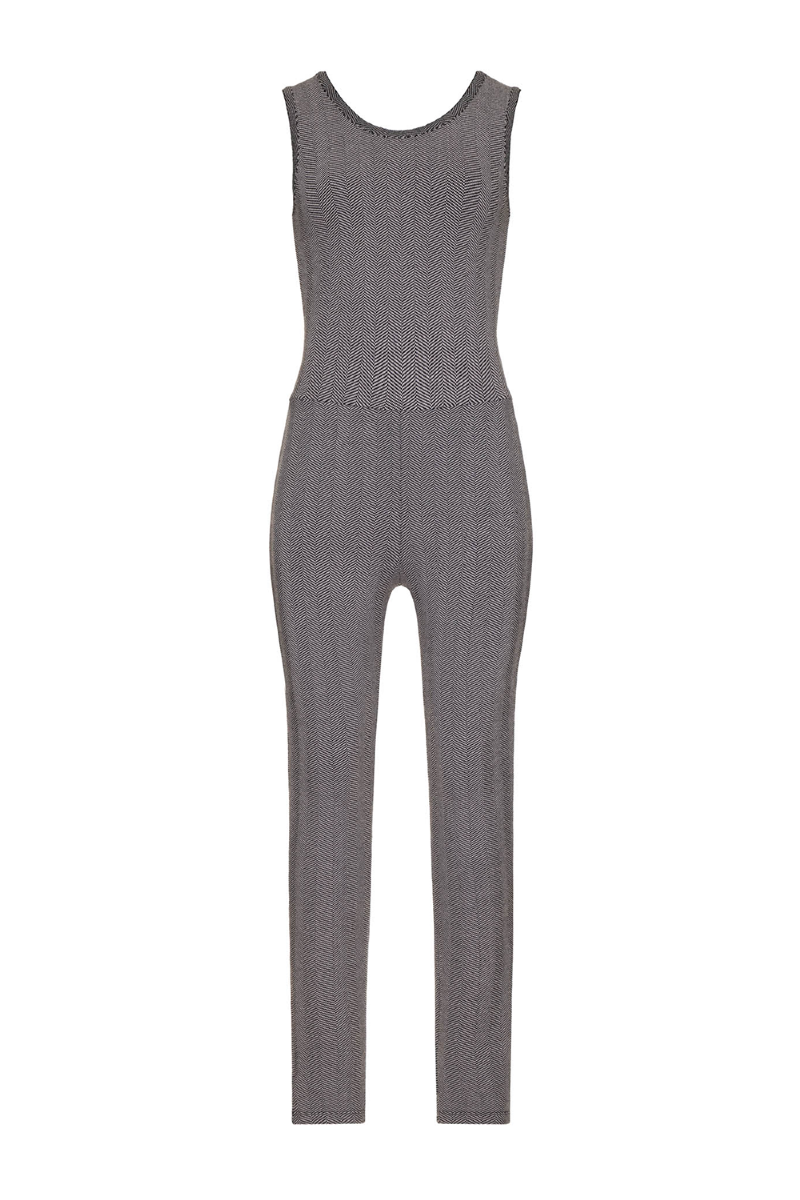 Jumpsuit Knit Felari I Black - Gris