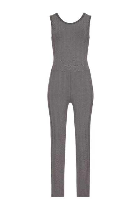 Jumpsuit Knit Felari I Black - Gris