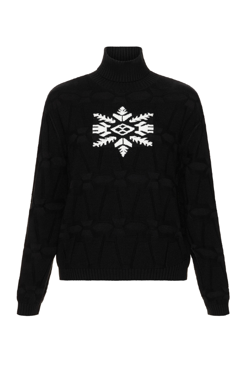 Floker Knit Blouse I Black