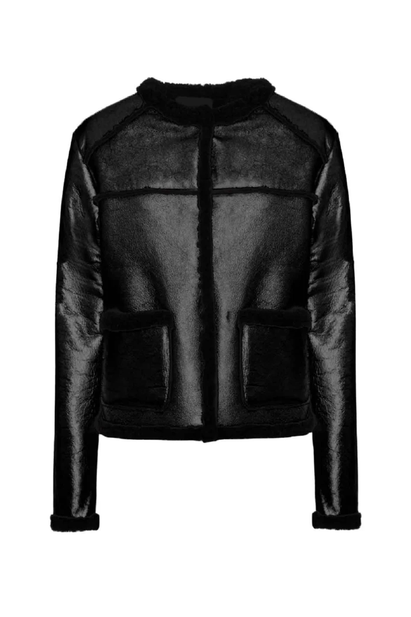 Finka Leather Jacket I Black