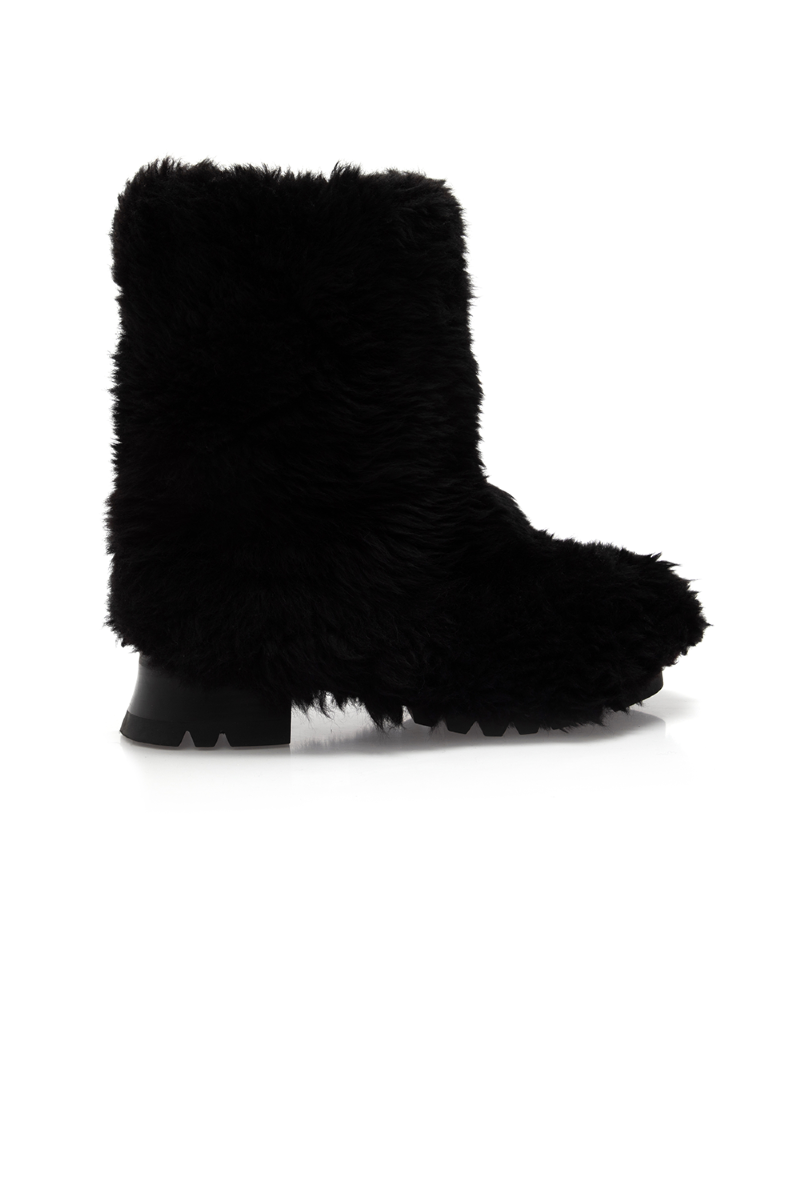 Fur Fark Boot I Black