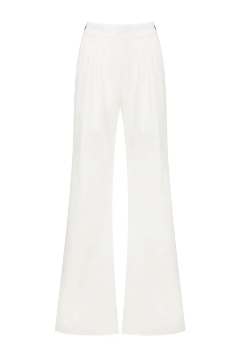 Ezra Tailored Trousers White