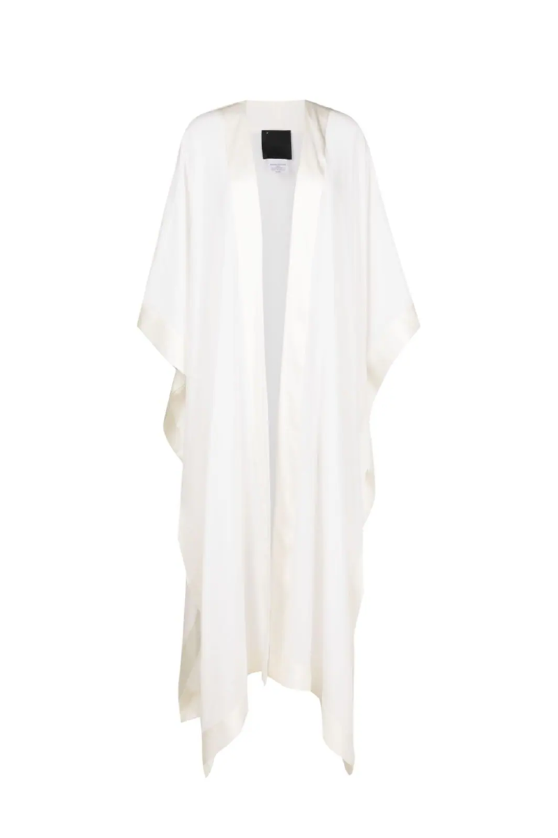 Euferika Silk Kimono White