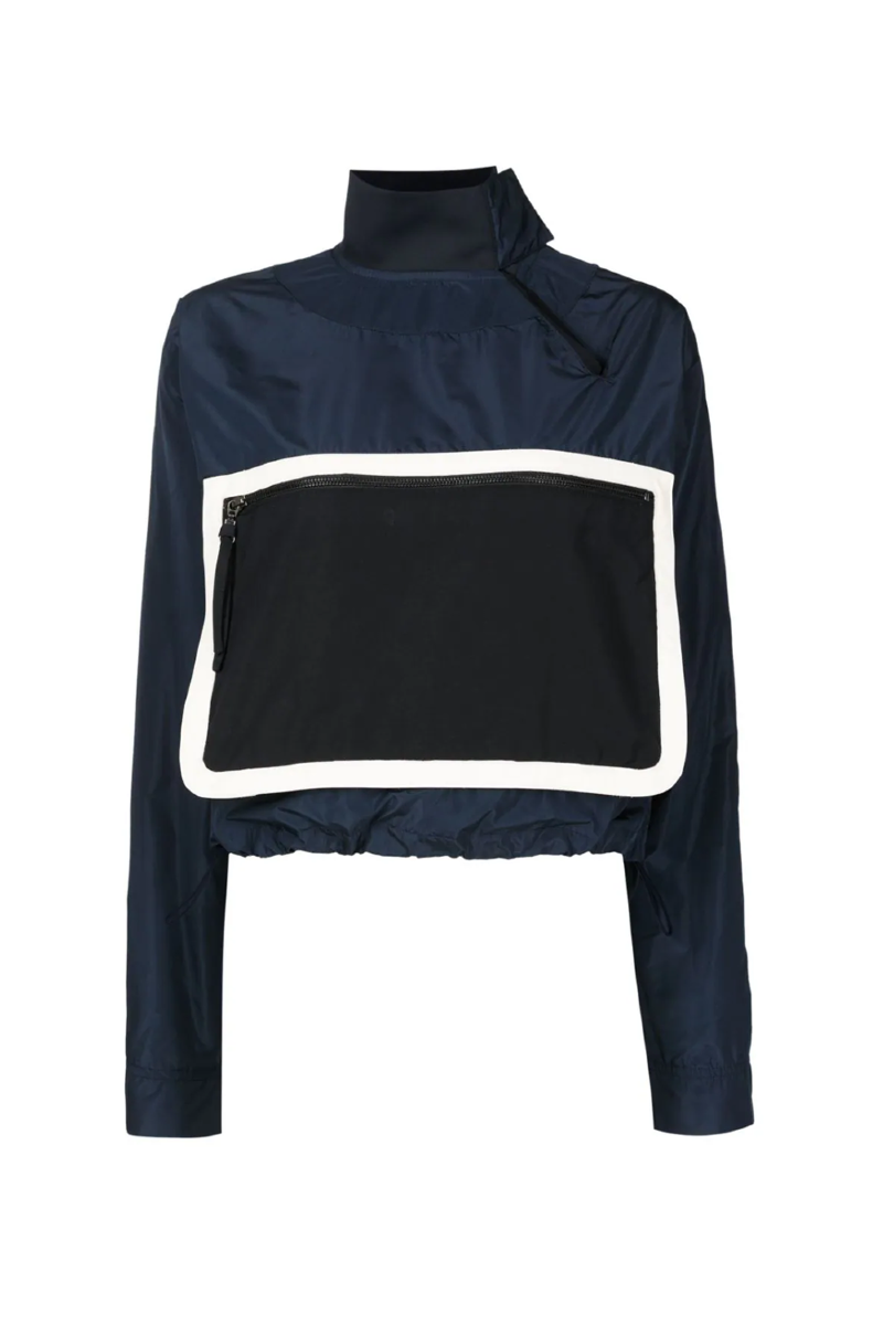 Eudoxia I Taffeta Jacket Blue Nuit