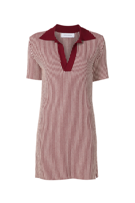 Fetiny Knit Dress I Wine-Off White