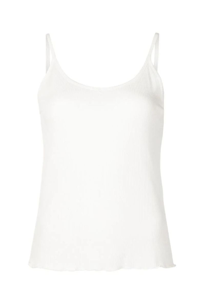 Foe Mesh Tank Top White