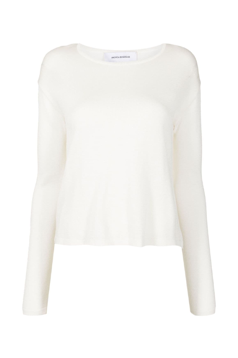 Franer Knit Blouse I Off White
