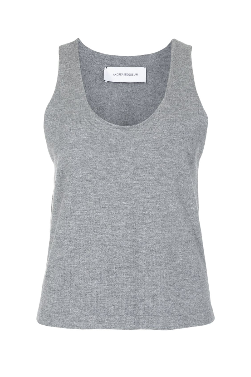 Fave I Knit Tank Top Gris