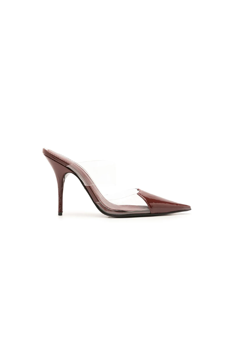 Finla I Mule Scarpin Wine