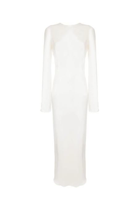 Funz Silk Dress I Off White