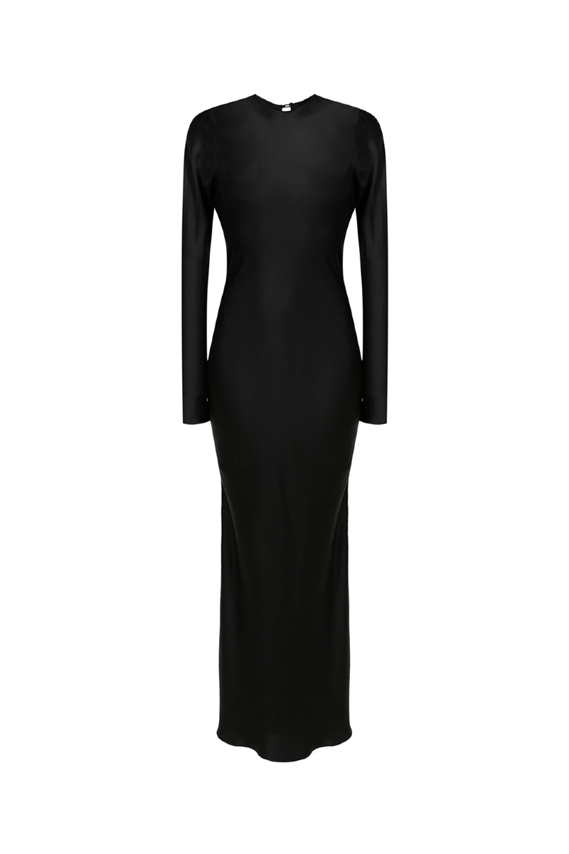 Funz Silk Dress I Black