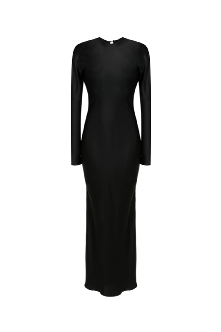 Funz Silk Dress I Black