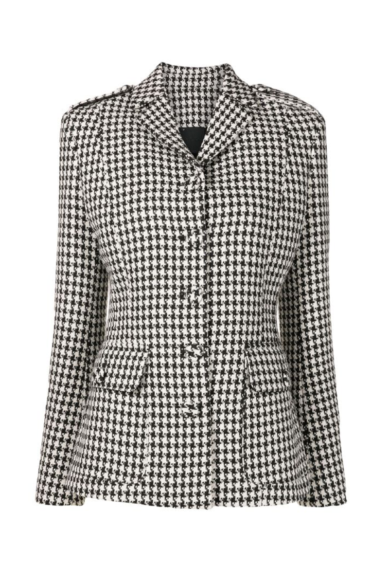 Fabienne I Tweed Blazer  Black-Off White