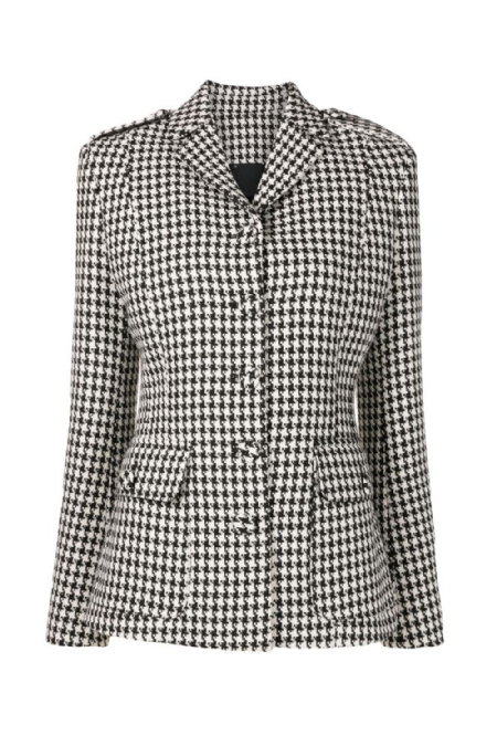 Fabienne I Tweed Blazer  Black-Off White