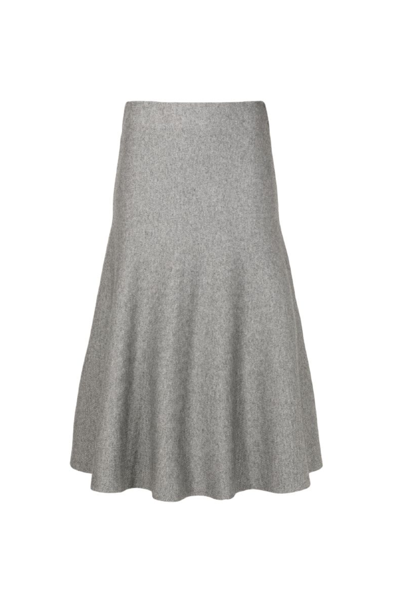 Fiore I Knit Skirt Gris