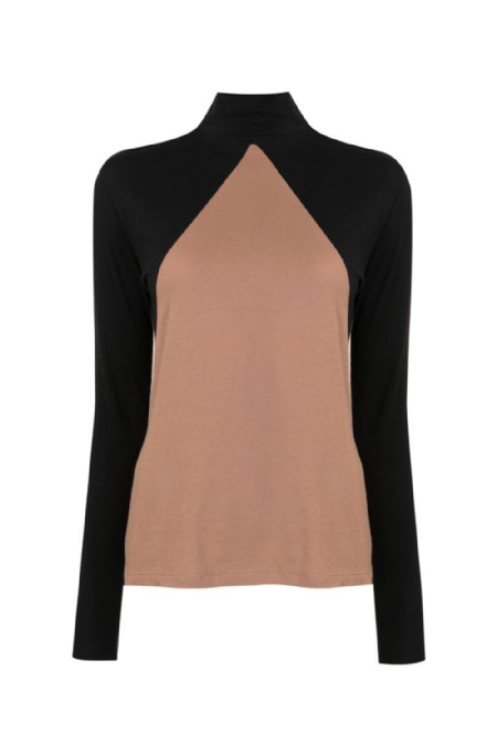 Farah Knit Blouse I Black-Gold