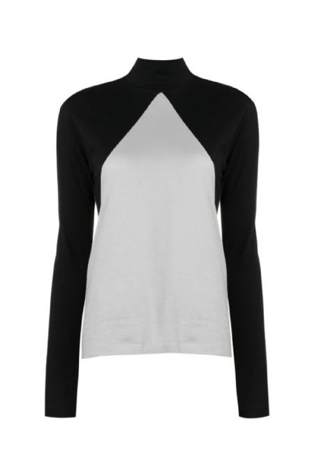 Farah Knit Blouse I Black - Gris