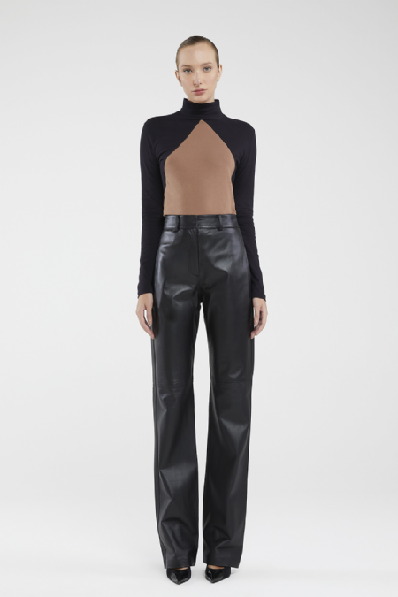 Fallyn Leather Pants I Black