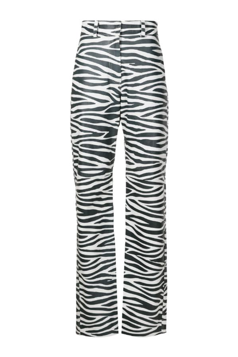 Fallyn Leather Pants I Zebra