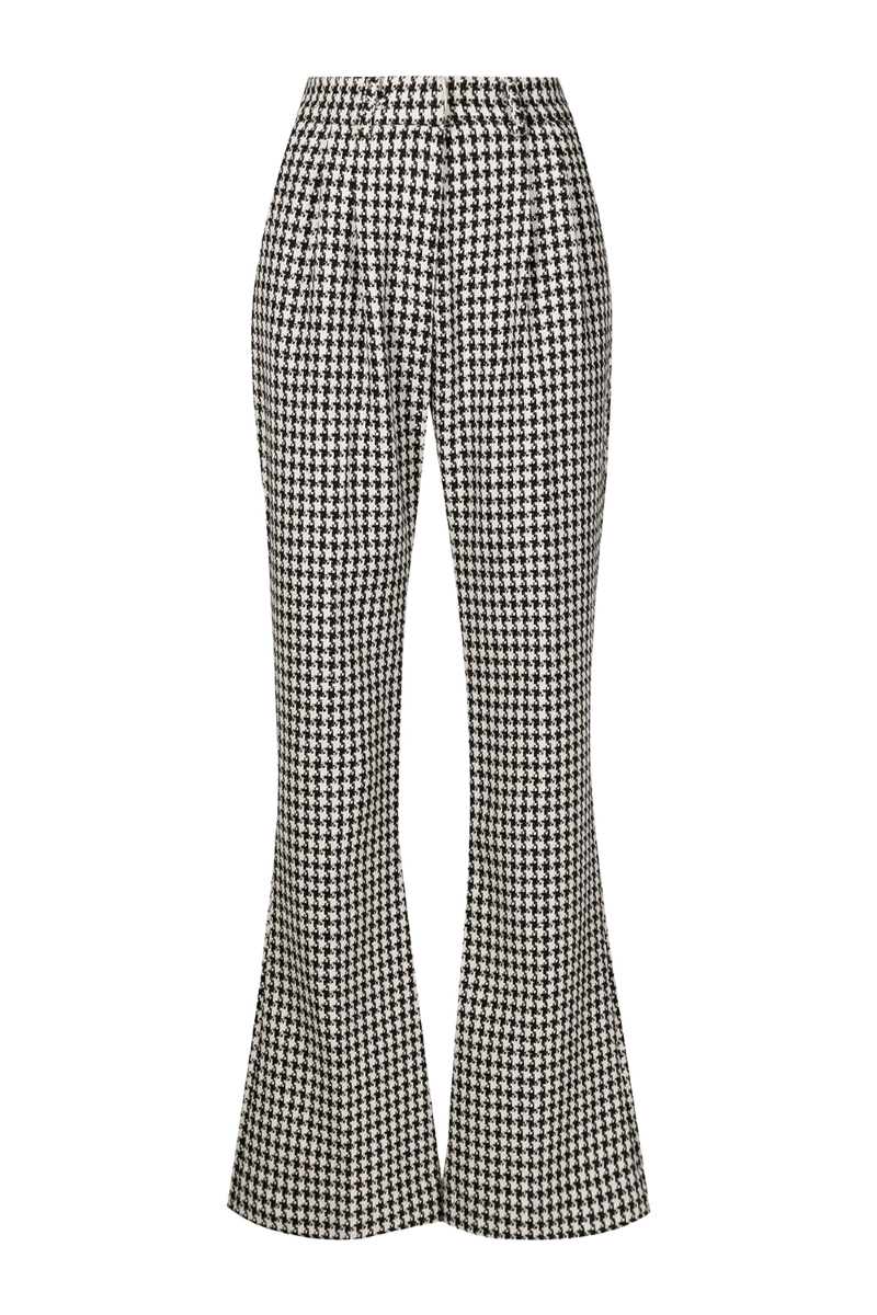Florio Tweed Pants I Black-White
