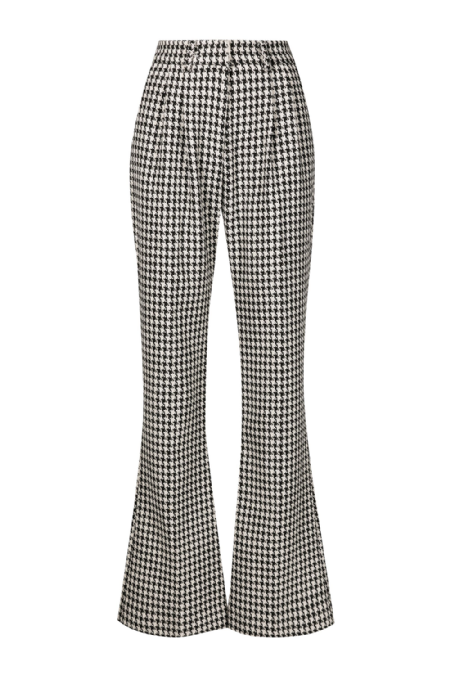 Florio Tweed Pants I Black-White
