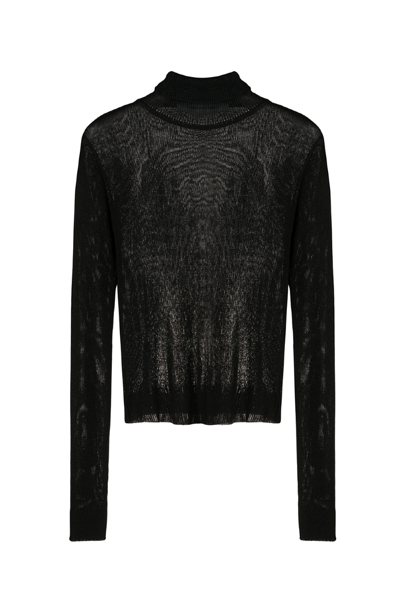 Fepy Knit Blouse I Black