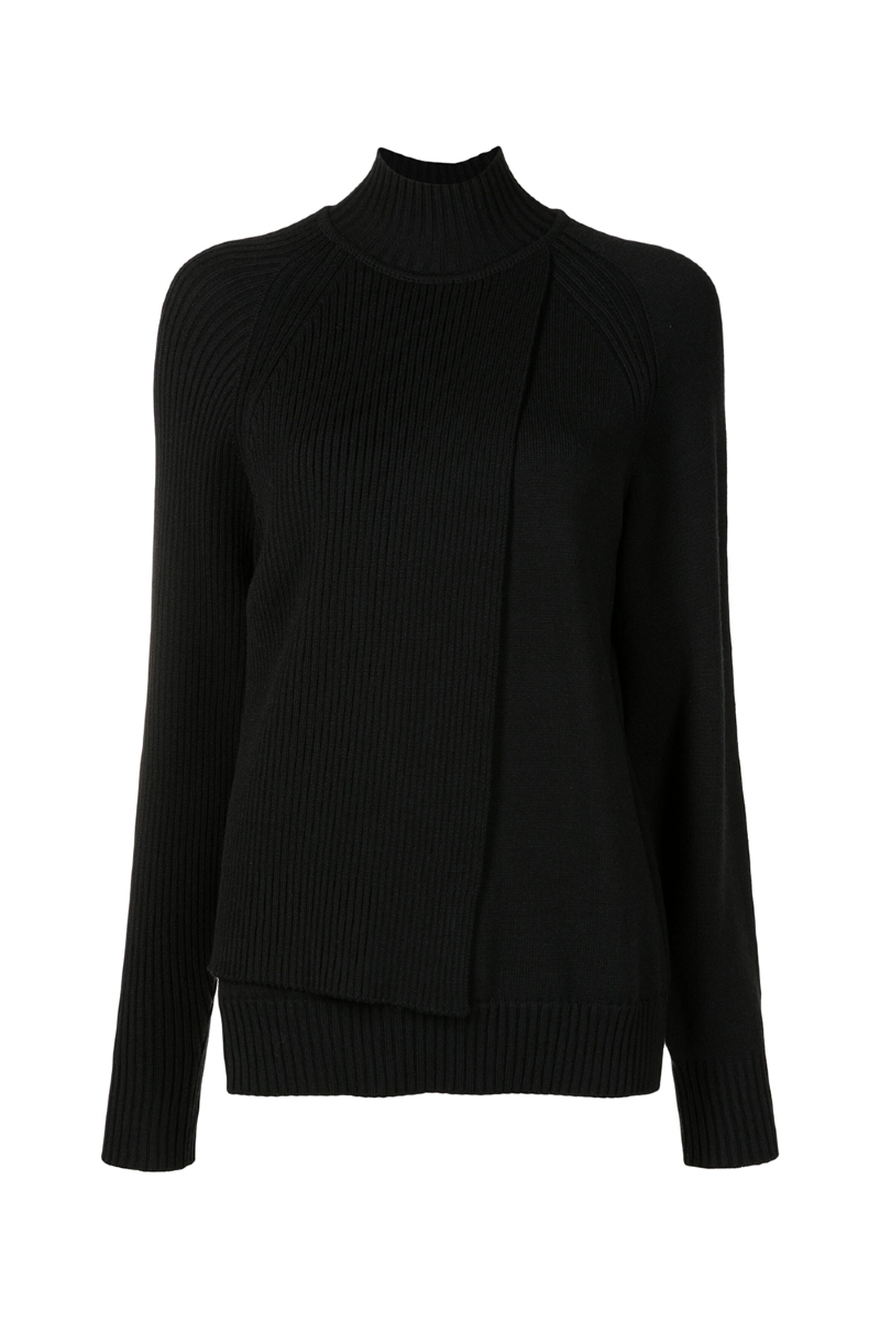 Fun Knit Blouse I Black