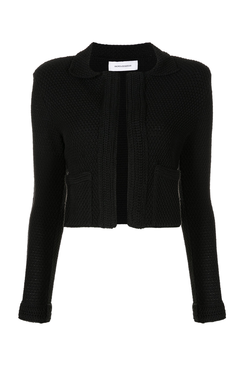 Fante I Knitted Cardigan Black