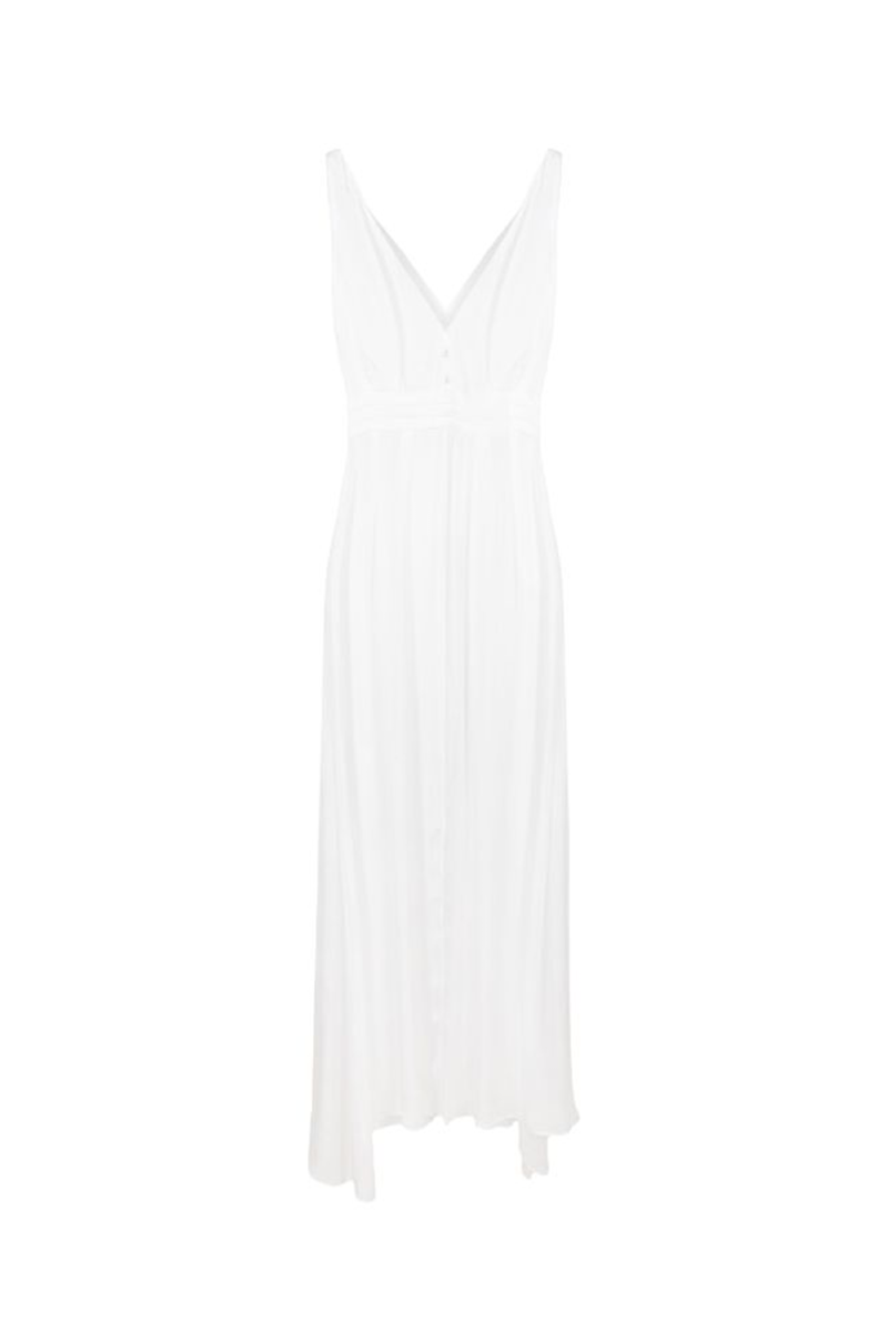 Flany Silk Dress I Off White