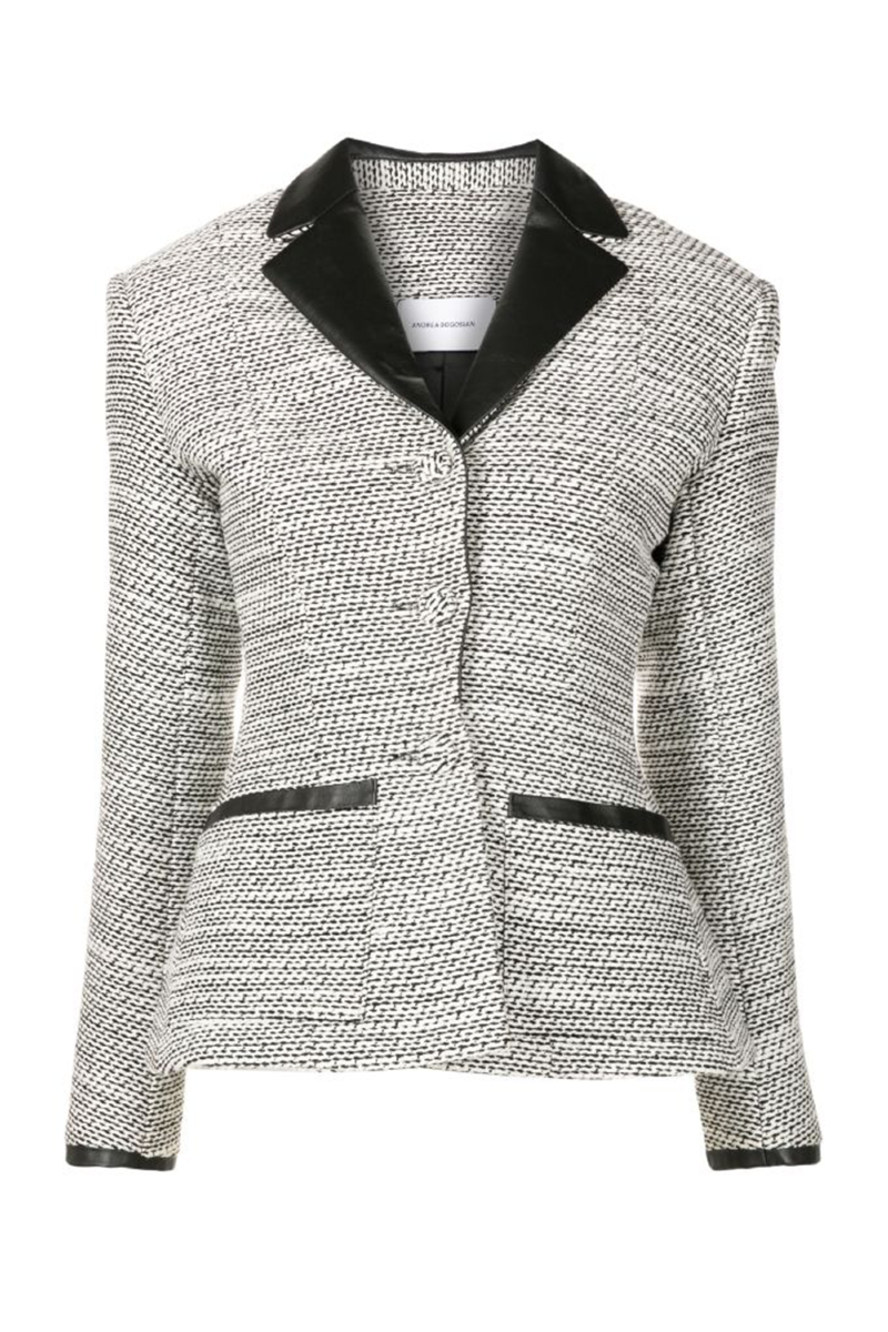 Blazer Tweed Firminah I Black-White