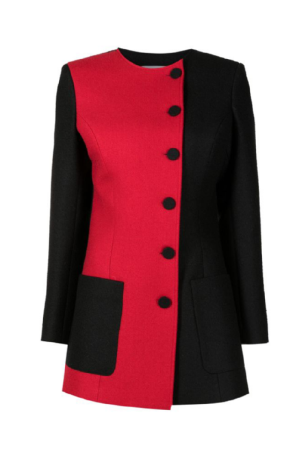 Florine Wool Blazer I Black-Rouge 