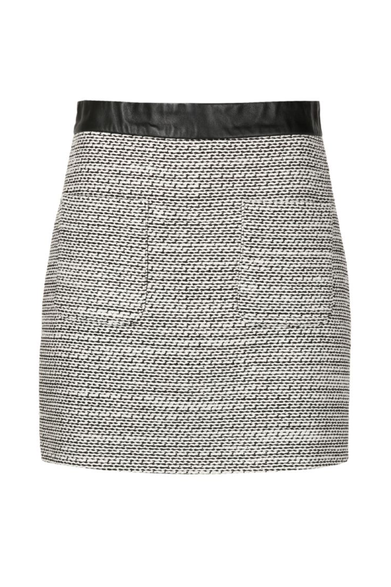 Faiya I Tailored Skirt Black-White
