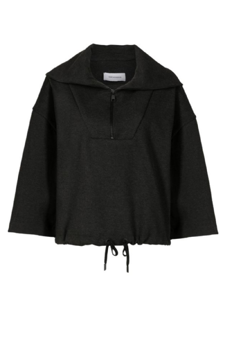 Ferris Knit Blouse I Carbon