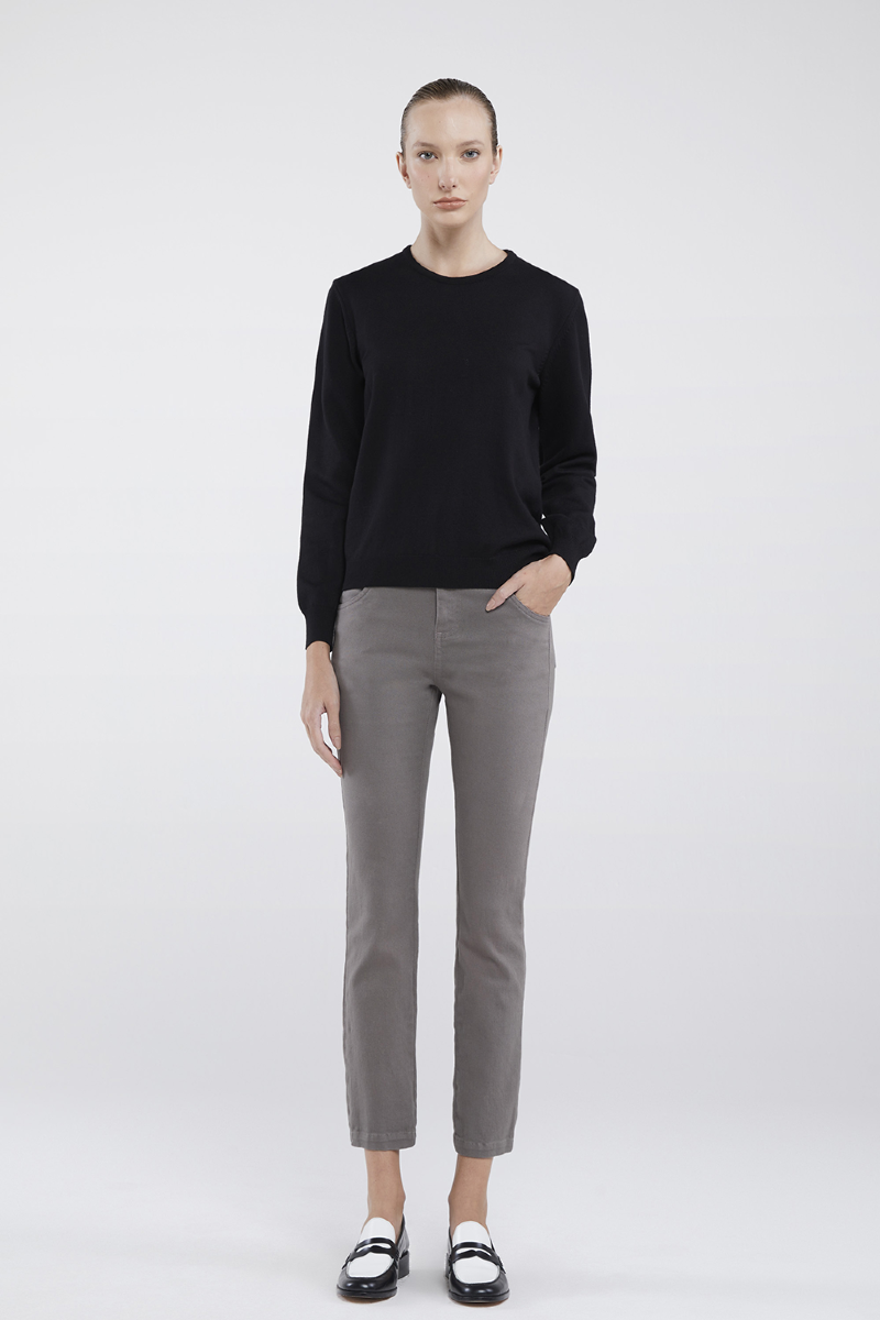 Faelina Knit Blouse I Black