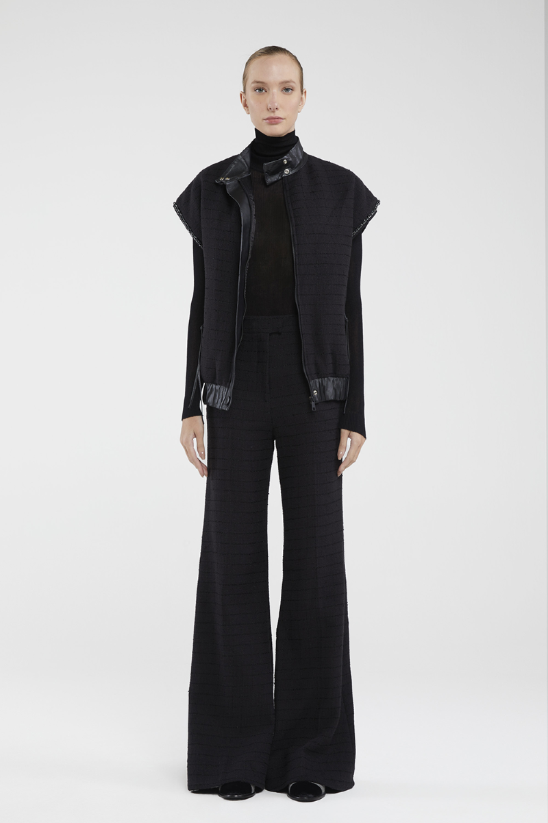 Tweed Pants Fantasy I Black