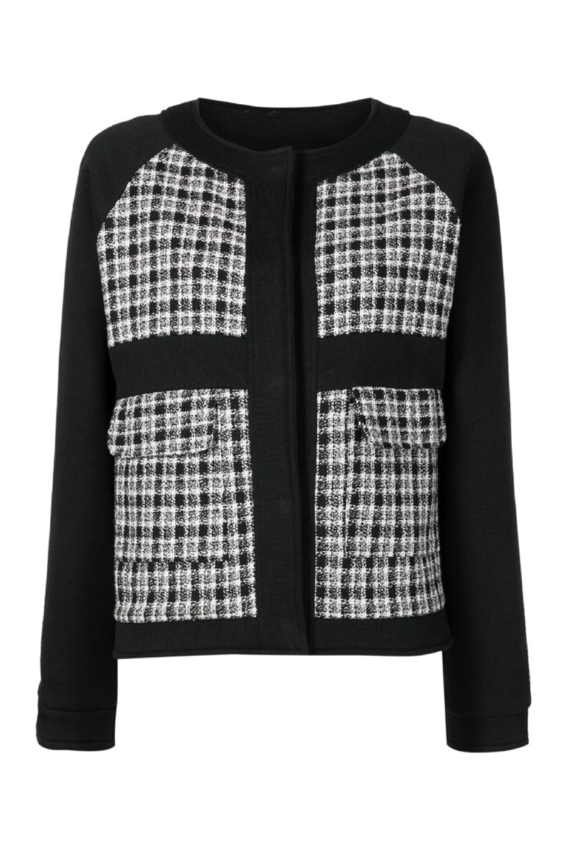 Fion I Sweatshirt Black-White