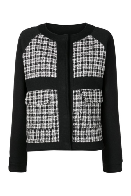 Fion I Sweatshirt Black-White