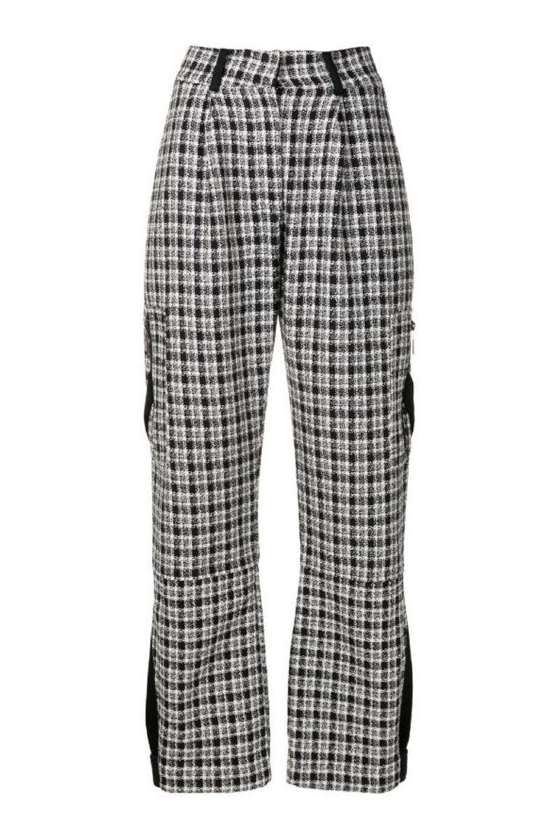 Fabian I Tweed Pants Black-White