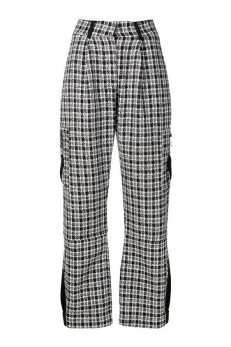 Fabian I Tweed Pants Black-White