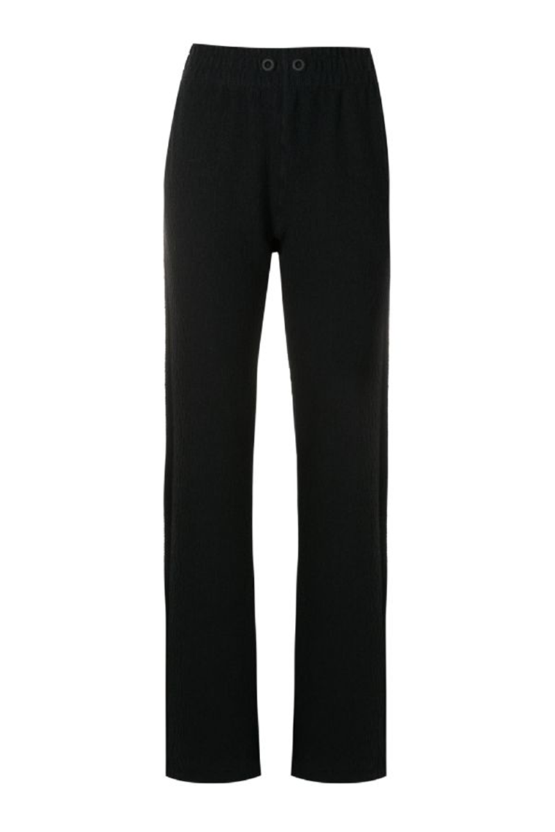 French Knit Pants Black
