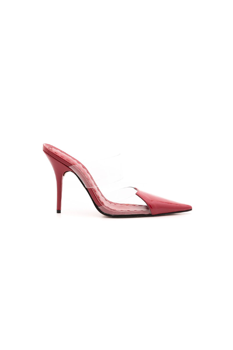 Finla I Mule Scarpin Rouge