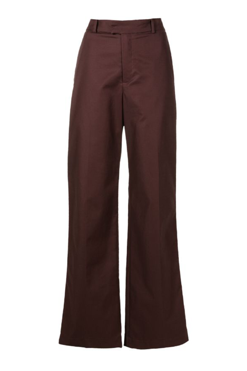 Faisal I Tailored Trousers Dark Brown - Light Brown