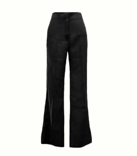 Linen Folier Pants Black