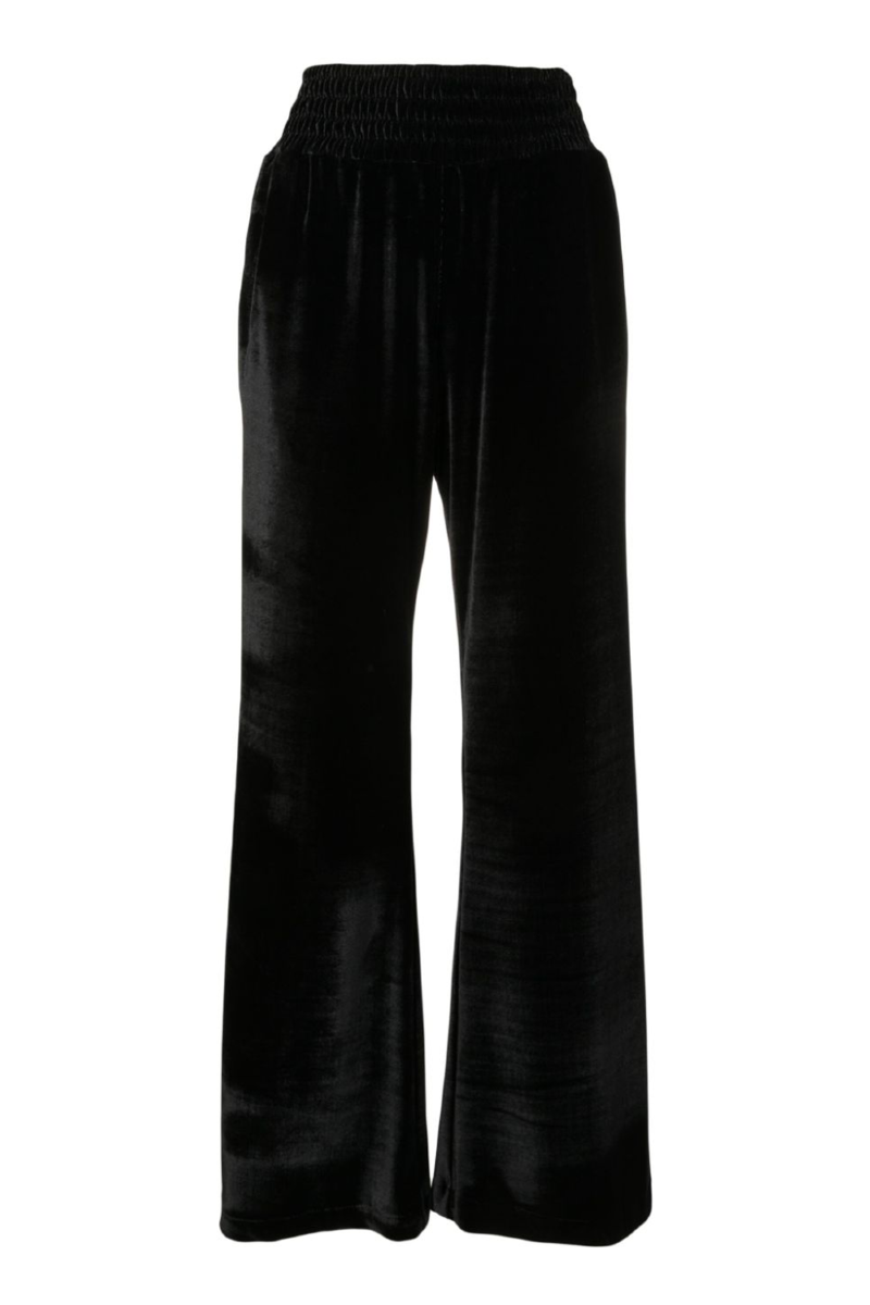 Francille Velvet Pants I Black