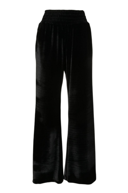 Francille Velvet Pants I Black